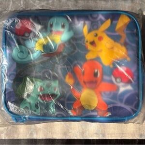 Pokemon Lunchbox- Blue and Yellow